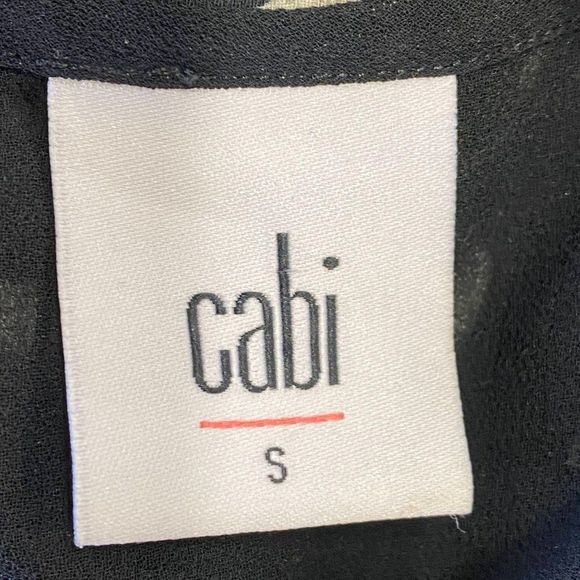 CABI Zebra Print Sheer with Mesh Detail Blouse - Picture 2 of 8